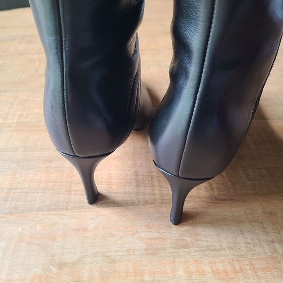 Naturalizer Women's Falencia Boot MSRP $249 Nordstrom Black Leather Tall Boot 6M - Picture 3 of 13